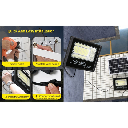 300W Solar Floodlight and Remote