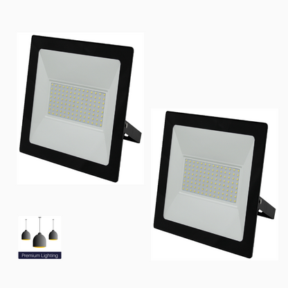 Twin pack 50W LED Floodlight Bundle