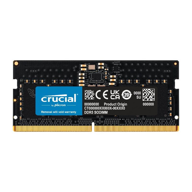 Crucial 8GB DDR5-4800 SODIMM Laptop Memory