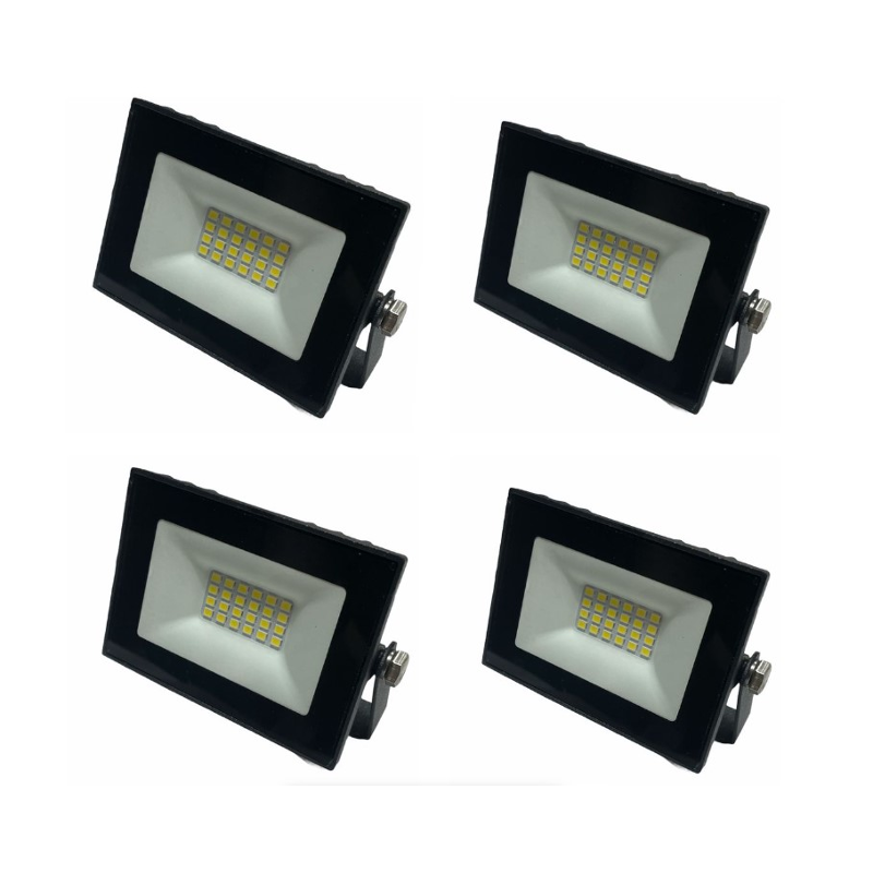 20w LED Floodlight - Pack of 4