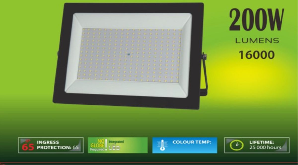 200W LED Floodlight slimline (Residential/Commercial)